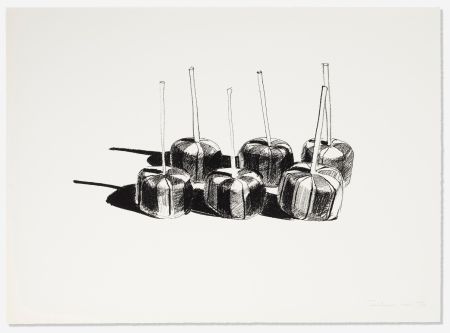 Lithograph Thiebaud - Suckers