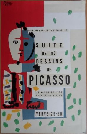 Lithograph Picasso - Suite de 180 dessins - Verve 29/30