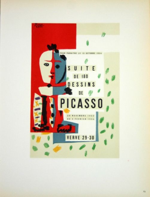 Lithograph Picasso (After) - Suite de 180  Dessins  1954