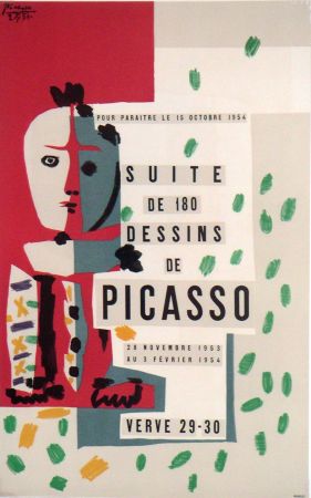Lithograph Picasso - Suite de 180 Dessins de Picasso
