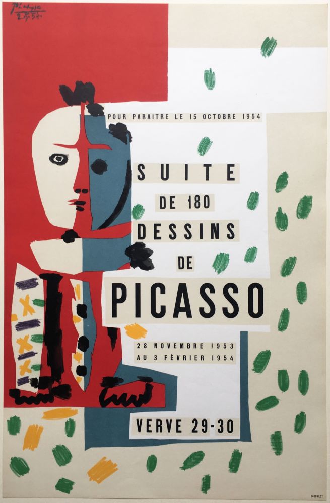 Lithograph Picasso - SUITE DE 180 DESSINS. VALLAURIS VERVE 29-30. 1953-1954