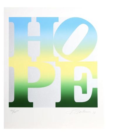 Screenprint Indiana - Summer, from Four Seasons of Hope