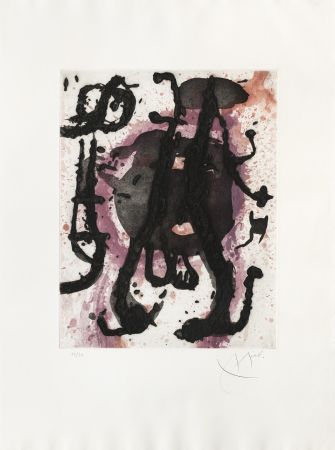 Etching Miró - Sumo (D. 459)