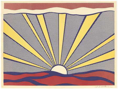 Lithograph Lichtenstein - Sunrise