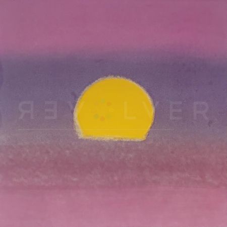 Screenprint Warhol - Sunset (Purple/Yellow/Pink)