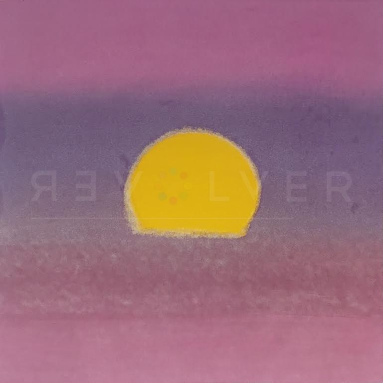 Screenprint Warhol - Sunset (Unique) (Purple/ Pink)