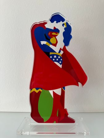 Screenprint Lodola - Superheroes in love