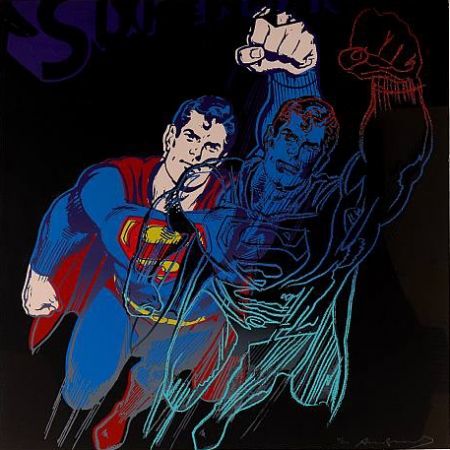 Screenprint Warhol - Superman (II.260) From Myths portfolio
