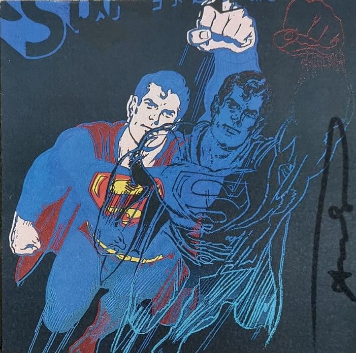 Screenprint Warhol - Superman 