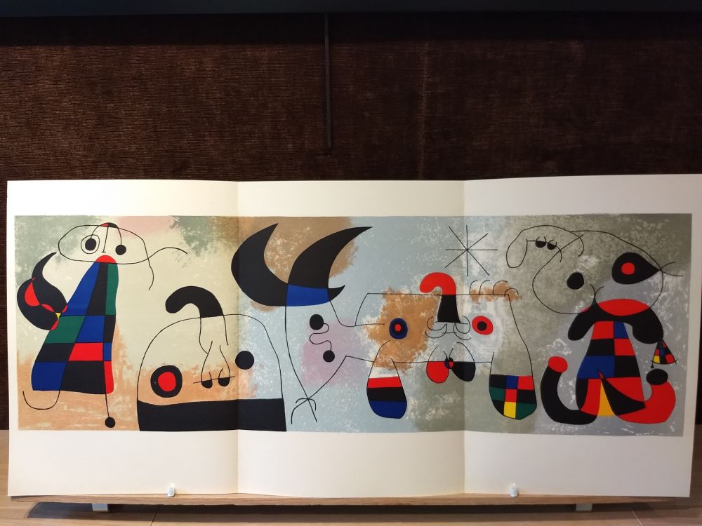 Illustrated Book Miró - Sur quatre murs
