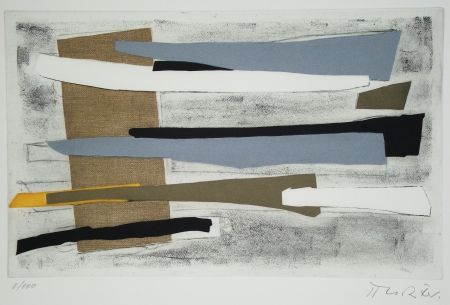Etching And Aquatint Richter - Sur une jambe