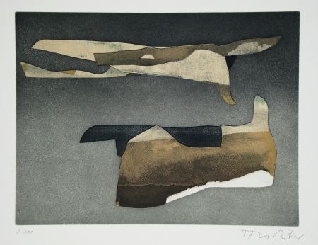 Etching And Aquatint Richter - Sur une jambe