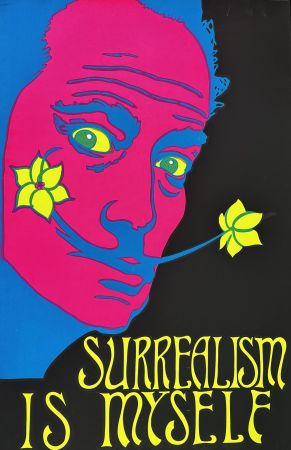 Screenprint Dali - Surrealism is Myself