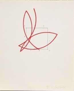 Lithograph Morellet - SYSTEMES, HASARD ET TELEPHONE