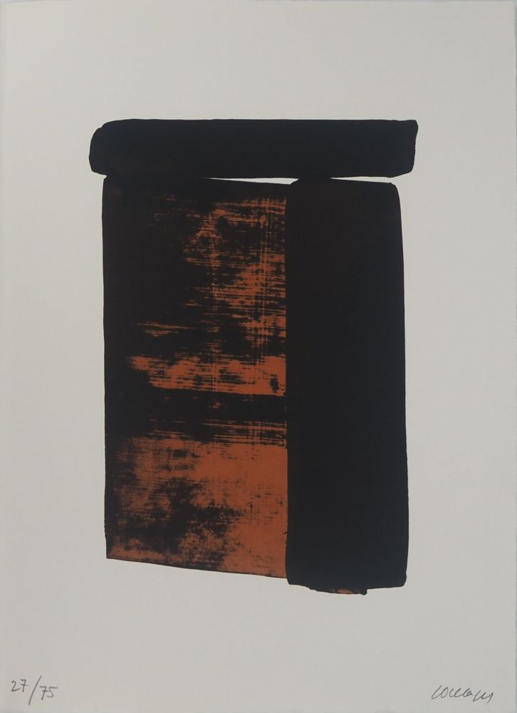 Screenprint Soulages - Sérigraphie n°12