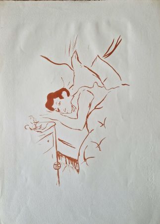 Lithograph Toulouse-Lautrec - Ta bouche