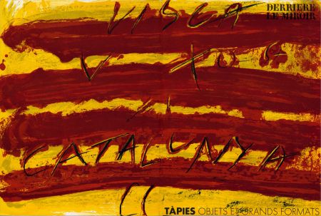 Illustrated Book Tàpies - TAPIES : Objets et grands formats. DERRIÈRE LE MIROIR N° 200. 1972.