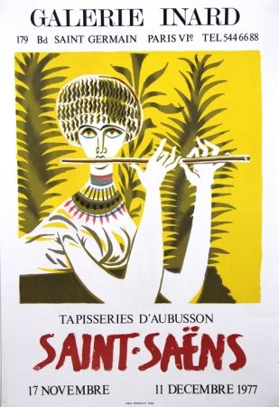 Lithograph Saint Saens - Tapisseries D'Aubusson Galerie Inard 