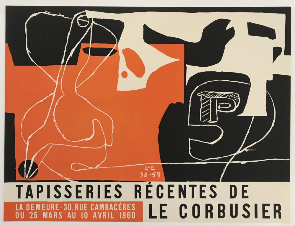 Lithograph Le Corbusier - Tapisseries Recentes – The Die is Cast