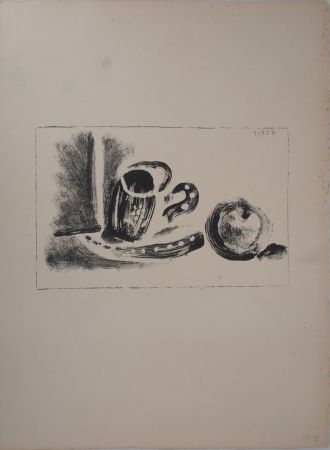 Lithograph Picasso - Tasse et pomme
