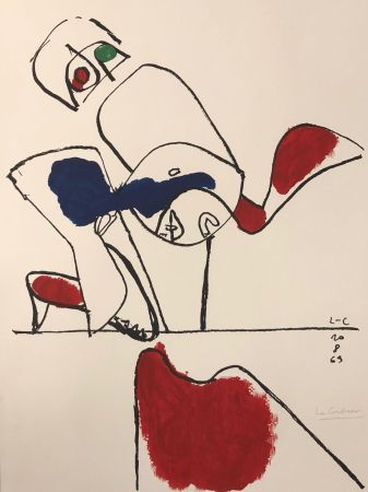 Lithograph Le Corbusier - Taureau XVII