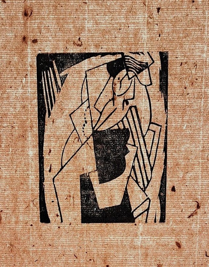 Woodcut Severini - Tempo de 