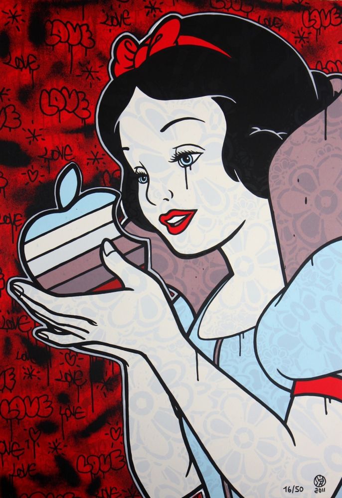 Screenprint Speedy Graphito - Temptation