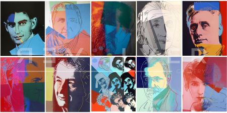 Screenprint Warhol - Ten Portraits of Jews of the Twentieth Century (Full Suite)