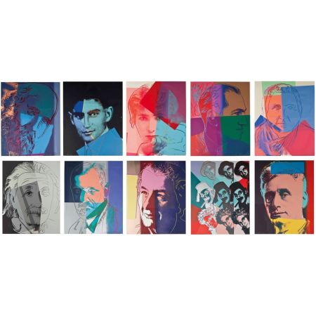 Screenprint Warhol - Ten Portraits of Jews of the Twentieth Century Trial Proof (Full Suite)