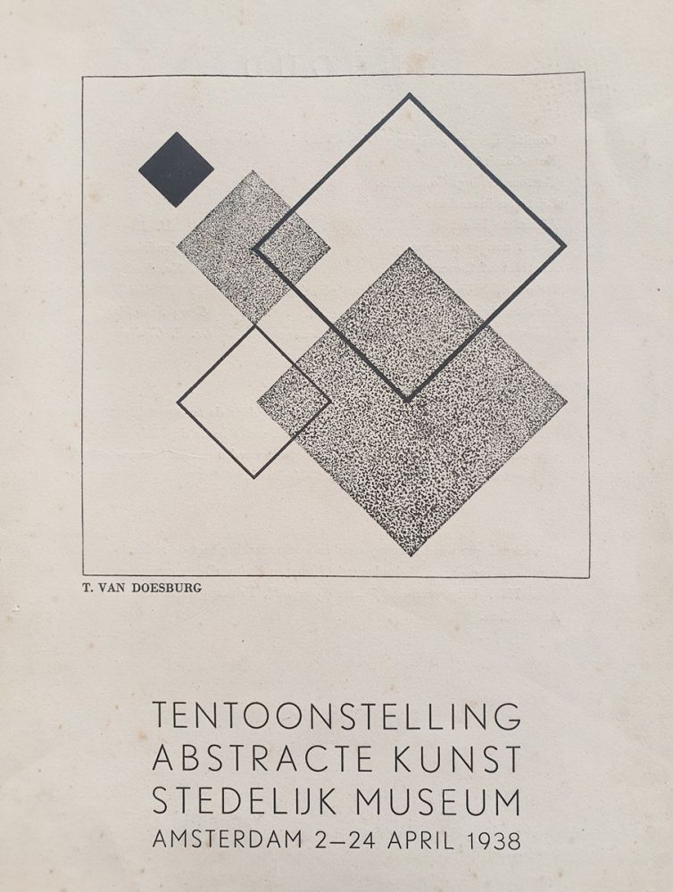 Illustrated Book Doesburg - Tentoonstelling Abstracte Kunst (Exhibition Abstract Art)