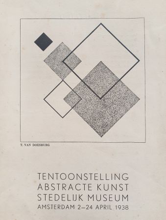 Illustrated Book Doesburg - Tentoonstelling Abstracte Kunst (Exhibition Abstract Art)