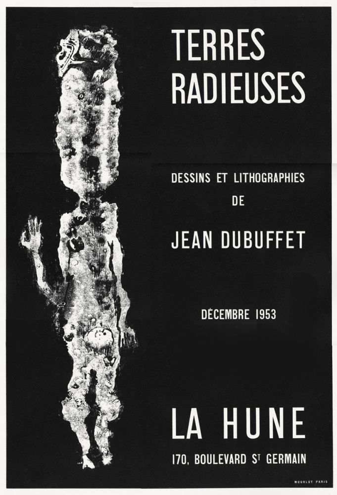 Lithograph Dubuffet - Terres Radieuses