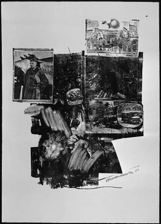 Lithograph Rauschenberg - Test Stone #2, from Booster and 7 Studies 