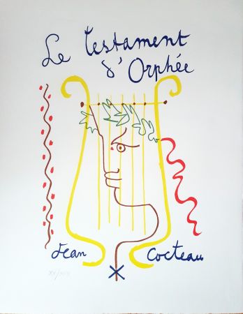 Lithograph Cocteau - Testament d'Orphée