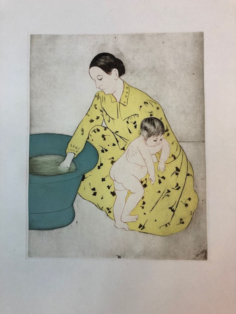 Engraving Cassatt - The Bath