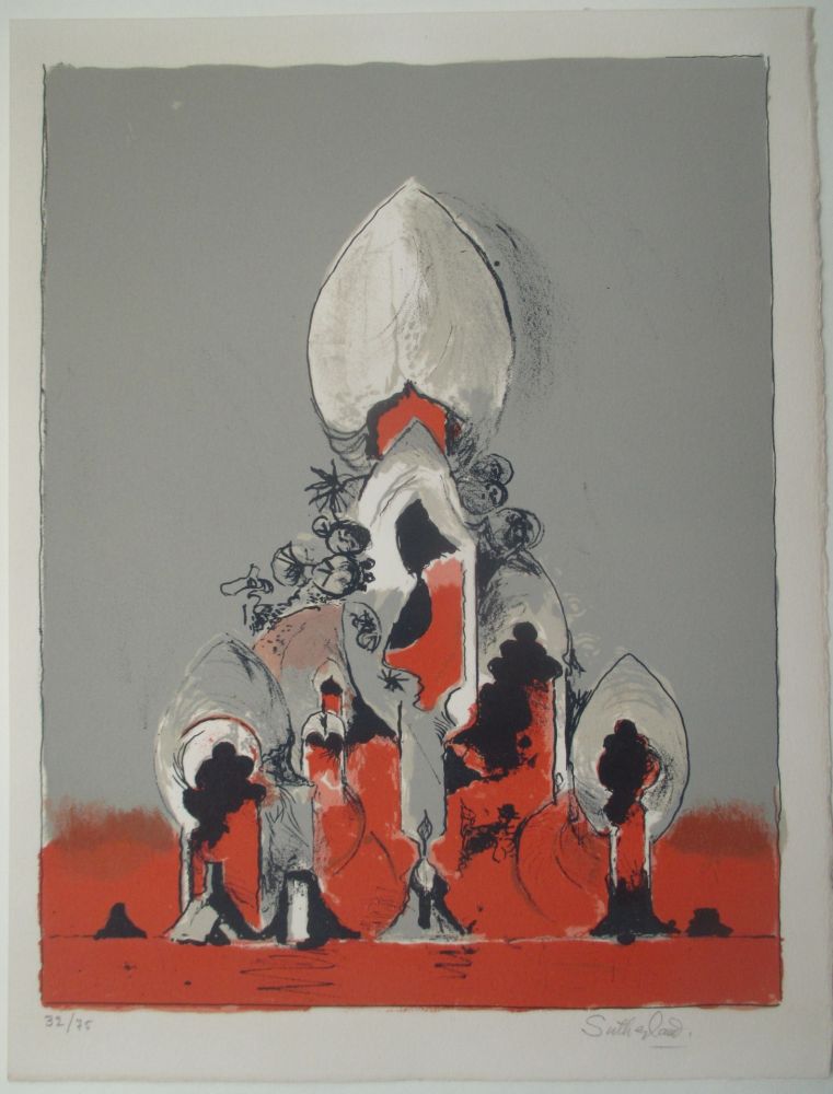 Lithograph Sutherland - The Cathedral I