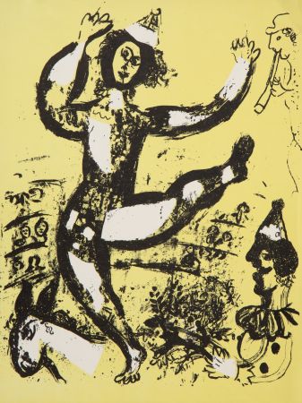 Lithograph Chagall - The Circus
