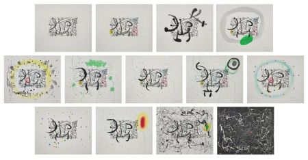 Etching Miró - The Complete Set of 'Fissures'