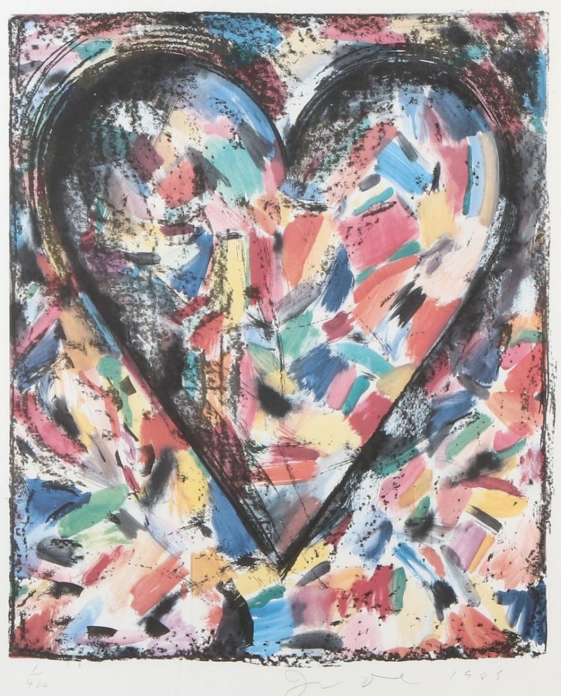 Lithograph Dine - The Confetti Heart
