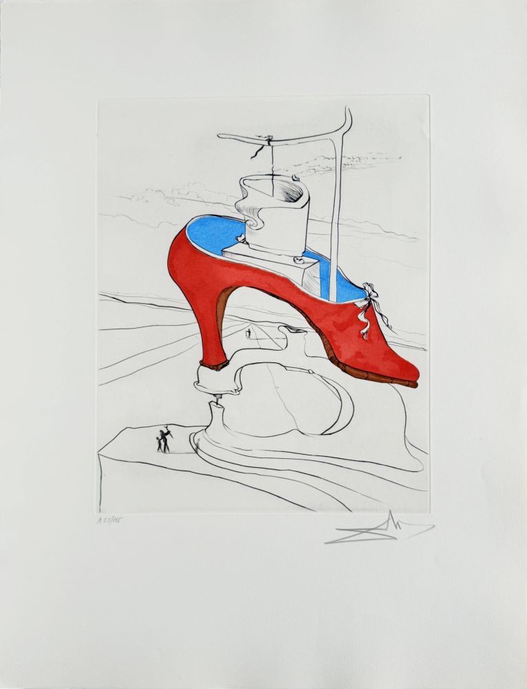 Engraving Dali - The Curse Overthrown