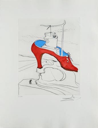 Engraving Dali - The Curse Overthrown