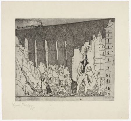 Etching Feininger - The Disparagers