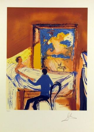 Lithograph Dali - The Doctor: The Struggle Against Illness, from L'Aventure Medicale 