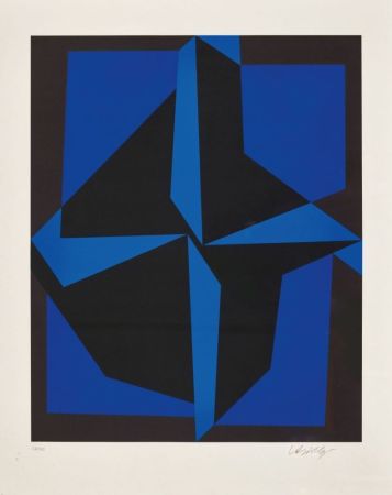 Screenprint Vasarely - The Fifty Years 3, Zillah - Al