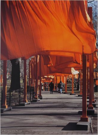 Poster Christo - The Gates : Central Park New York city