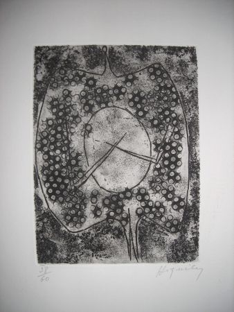 Etching And Aquatint Hiquilly - The international avant garde 2