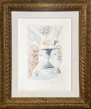Drypoint Dali - The kiss