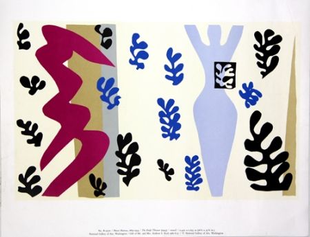Screenprint Matisse - The Knife Thrower  National Gallery of Art Washington