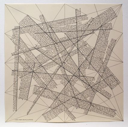 Etching Lewitt - The Location of Lines. Lines from Points to Points.
