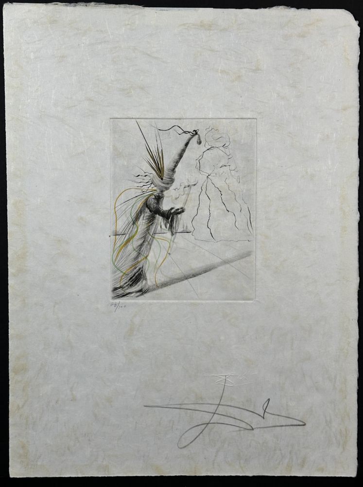 Etching Dali - The Magicians L'Illusioniste